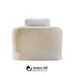 michael taylor jennifer mid century stone fiberglass lounge chair