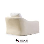 michael taylor jennifer mid century stone fiberglass lounge chair