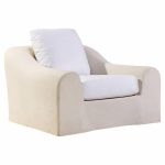 michael taylor jennifer mid century stone fiberglass lounge chair