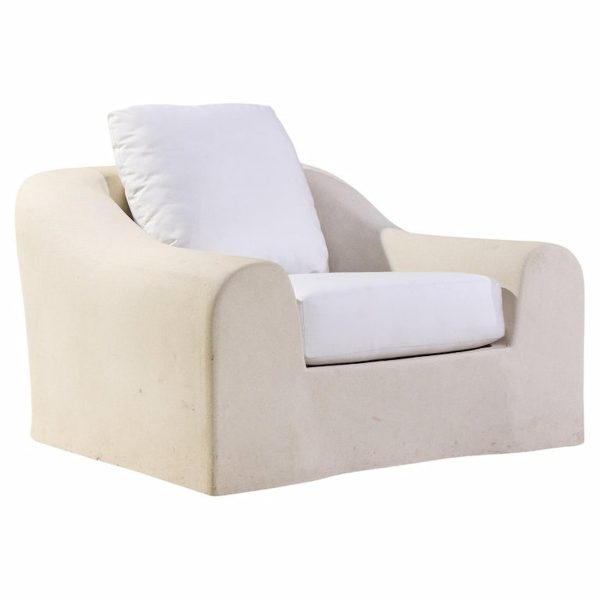 Michael Taylor Jennifer Mid Century Stone Fiberglass Lounge Chair