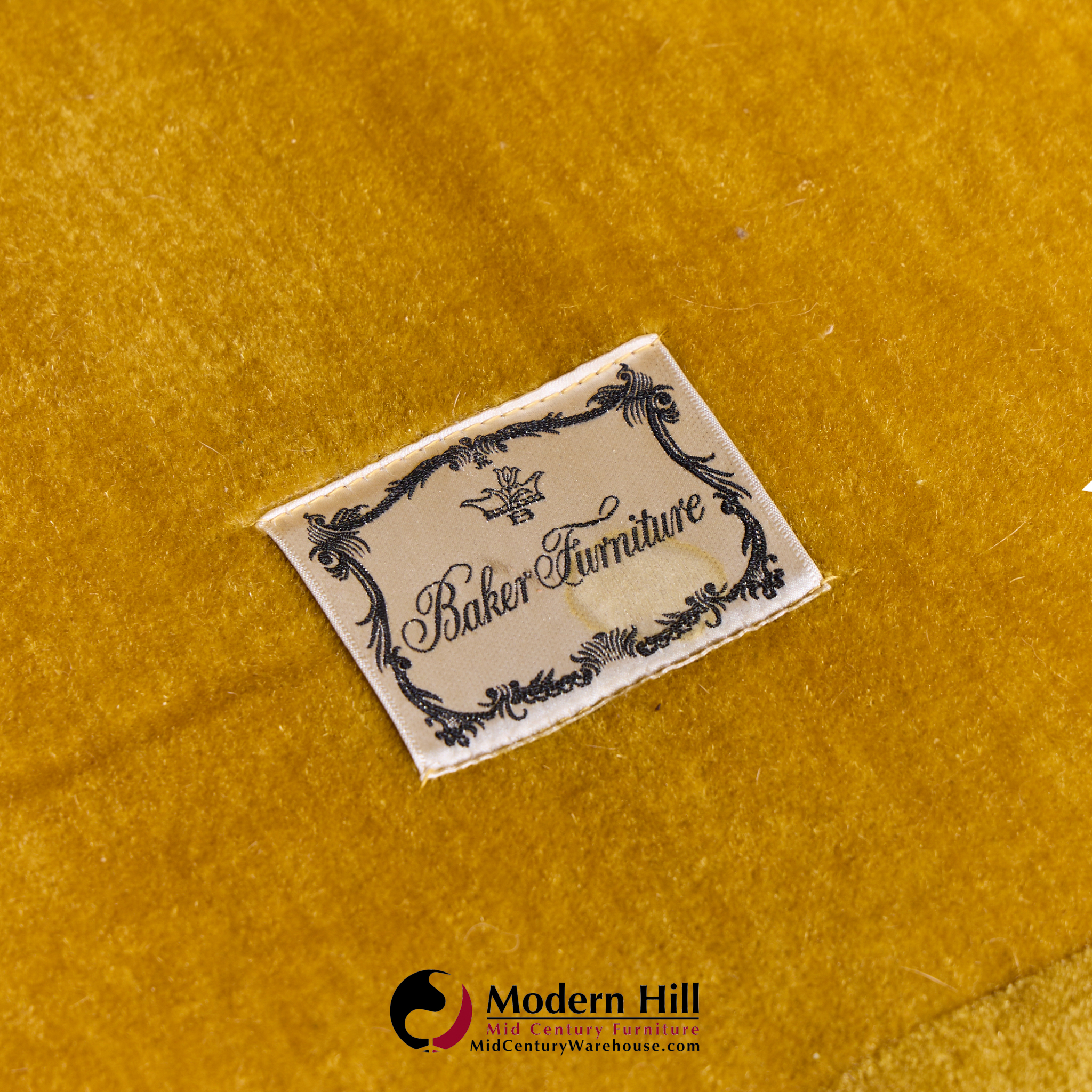 michael taylor for baker furniture far east collection mid century walnut sofa