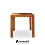 milo baughman for directional mid century burlwood parsons coffee table