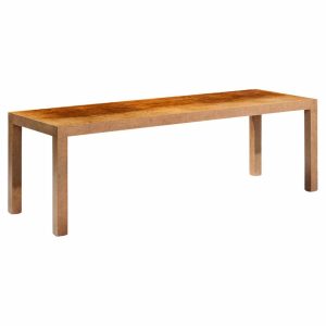 Milo Baughman for Directional Mid Century Burlwood Parsons Coffee Table