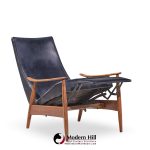 Milo Baughman for James Mid Century Walnut Recliner Lounge Chair