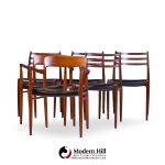 Niels Moller Models 75 and 78 Danish Teak Dining Chairs - Set of 6