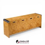 Pace Mid Century Burlwood Credenza | Mid Century Modern Furniture - Mid Century Furniture Chicago Pace Mid Century Burlwood Credenza