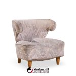 Paul Laszlo Mid Century Scroll Lounge Chairs - Pair