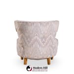 Paul Laszlo Mid Century Scroll Lounge Chairs - Pair