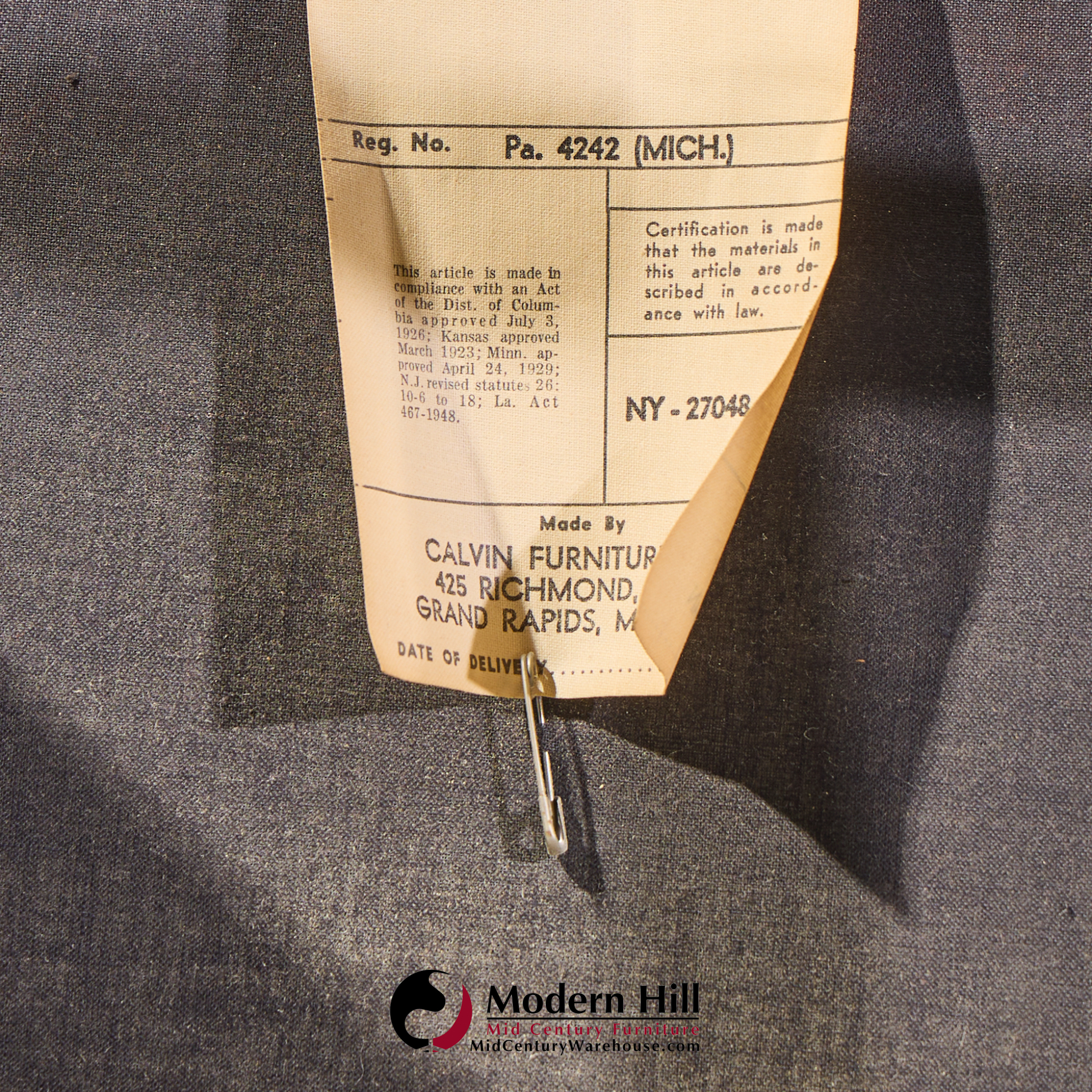 paul mccobb for calvin furniture mid century double cane and mahogany dining chairs - set of 6