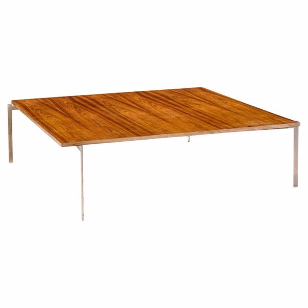 Poul Kjærholm for Fritz Hansen Pk61 Mid Century Danish Rosewood Coffee Table