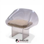 Robert Van Horn Mid Century Lucite Ribbon Chair