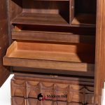 Tobago Brutalist Mid Century Walnut Armoire Dresser | Mid Century Modern Furniture - Mid Century Furniture Chicago Tobago Brutalist Mid Century Walnut Armoire Dresser