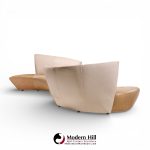 Vladimir Kagan for Preview Mid Century Serpentine Sofas - Pair | Mid Century Modern Furniture - Mid Century Furniture Chicago Vladimir Kagan for Preview Mid Century Serpentine Sofas - Pair