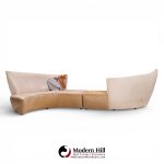 Vladimir Kagan for Preview Mid Century Serpentine Sofas - Pair | Mid Century Modern Furniture - Mid Century Furniture Chicago Vladimir Kagan for Preview Mid Century Serpentine Sofas - Pair