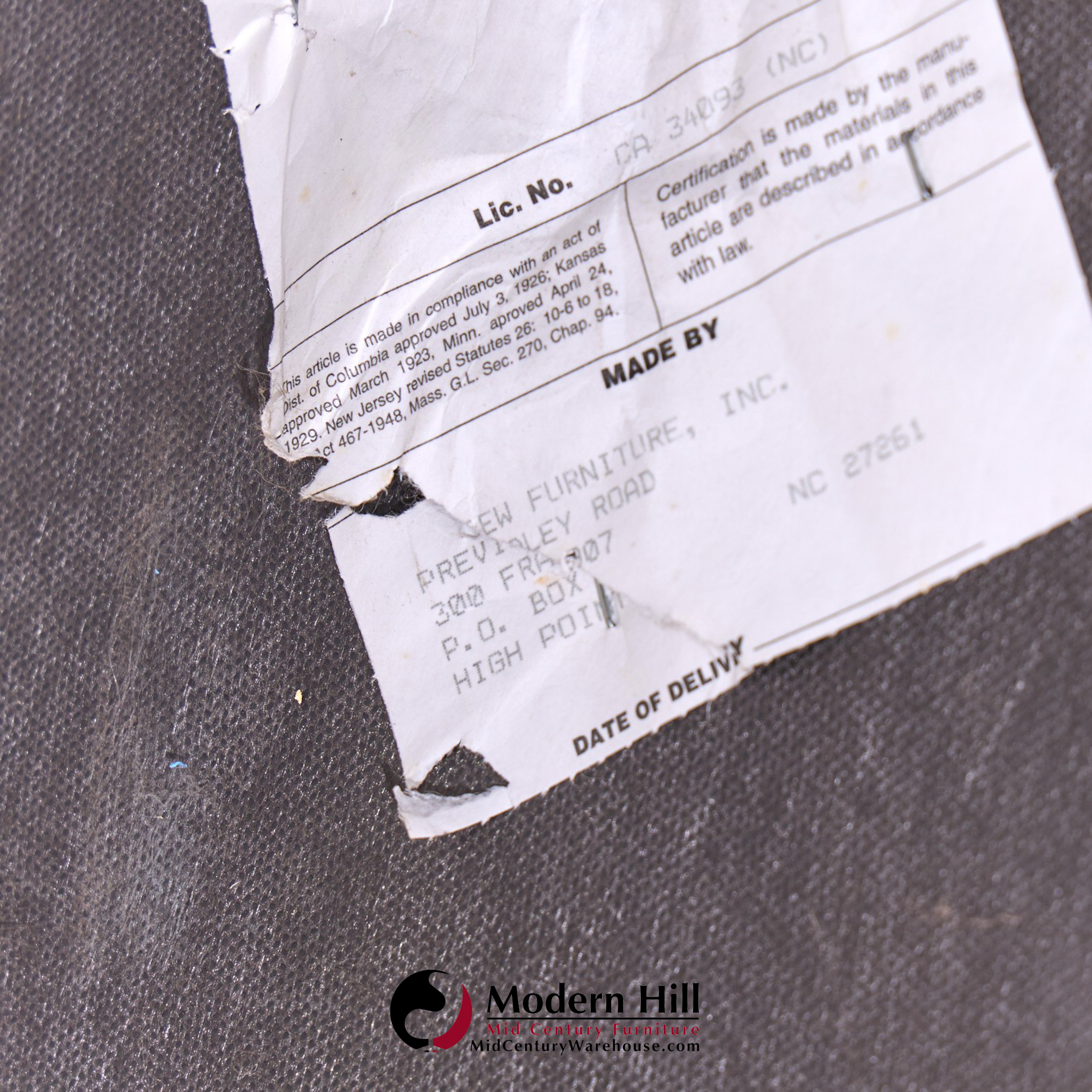 Vladimir Kagan for Preview Mid Century Serpentine Sofas - Pair