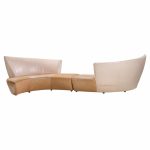 Vladimir Kagan for Preview Mid Century Serpentine Sofas - Pair | Mid Century Modern Furniture - Mid Century Furniture Chicago Vladimir Kagan for Preview Mid Century Serpentine Sofas - Pair