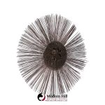 william and bruce friedle mid century sunburst brutalist brass sculpture