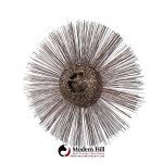 william and bruce friedle mid century sunburst brutalist brass sculpture