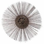 william and bruce friedle mid century sunburst brutalist brass sculpture