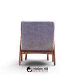 Adrian Pearsall for Craft Associates 705-cw Mid Century Walnut Lounge Chair with Ottoman