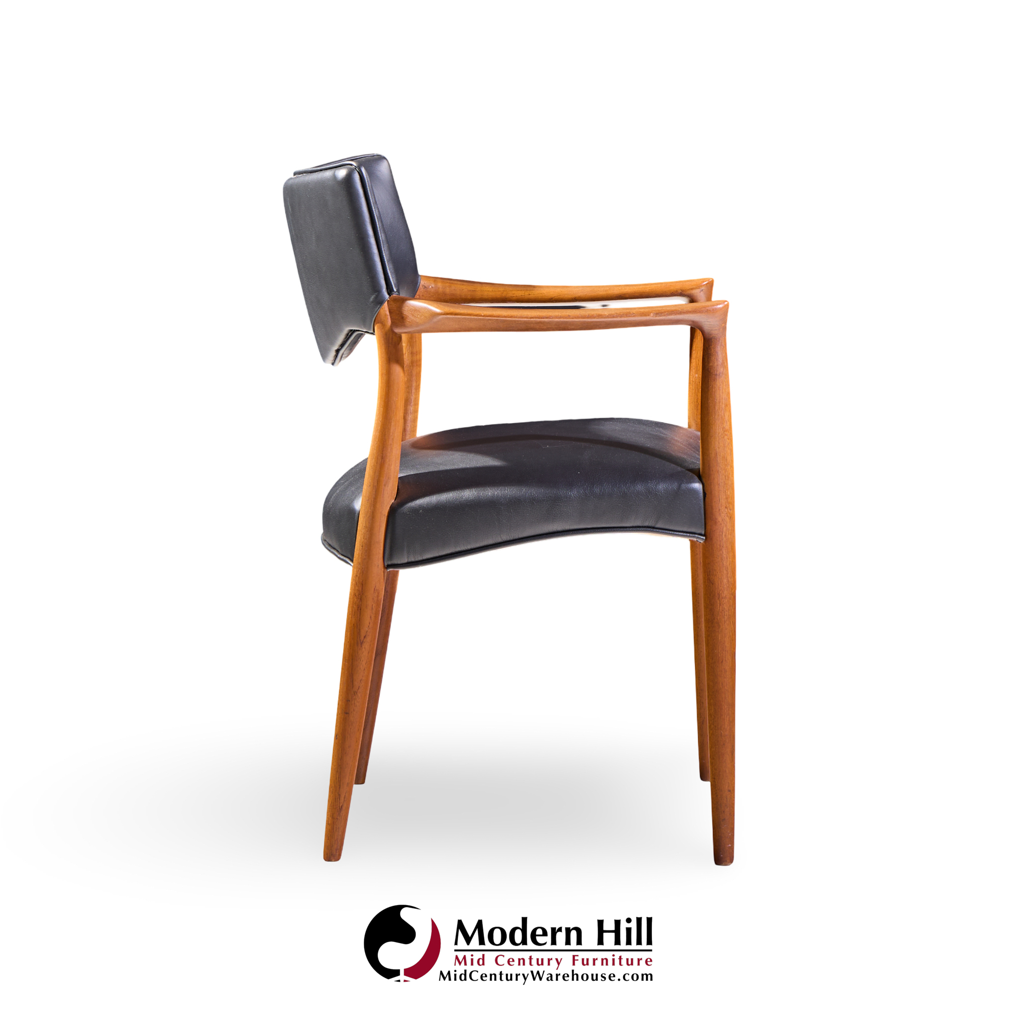 aksel bender madsen and ejner larsen mid century danish teak occasional lounge chairs - pair