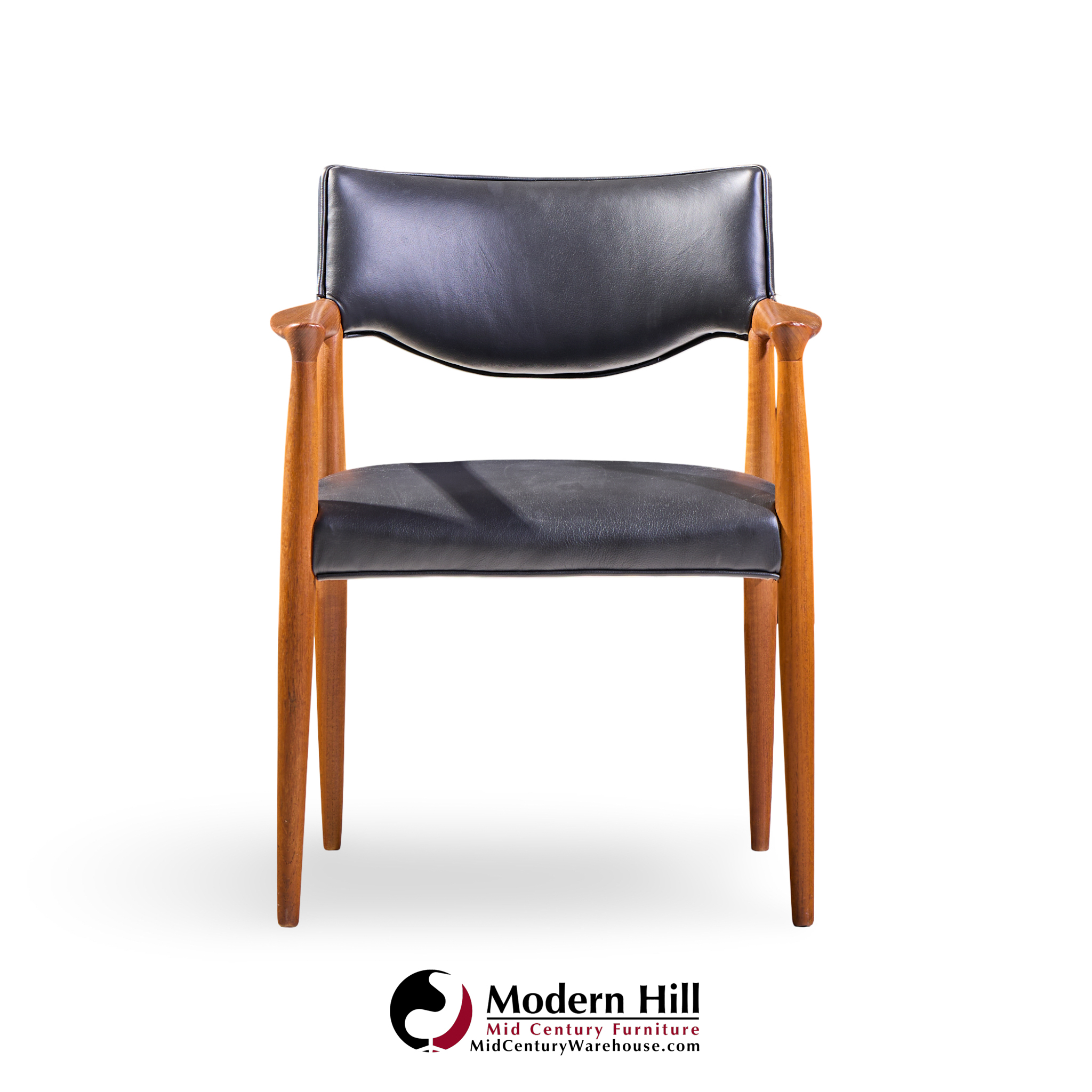 aksel bender madsen and ejner larsen mid century danish teak occasional lounge chairs - pair