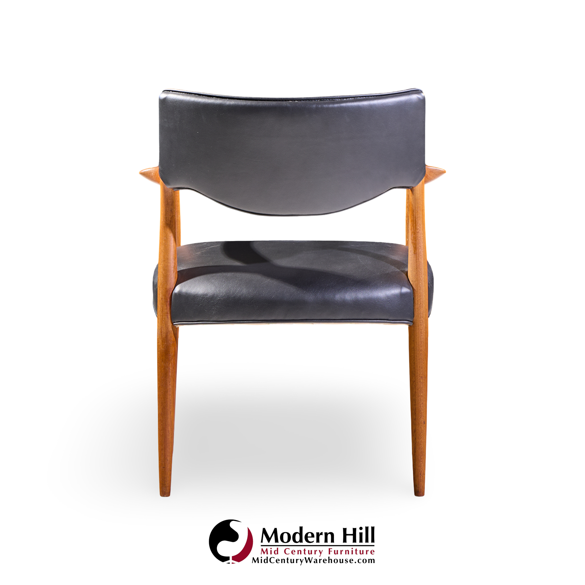 aksel bender madsen and ejner larsen mid century danish teak occasional lounge chairs - pair