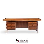 arne vodder for sibast model 207 mid century brazilian rosewood executive desk