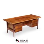 arne vodder for sibast model 207 mid century brazilian rosewood executive desk