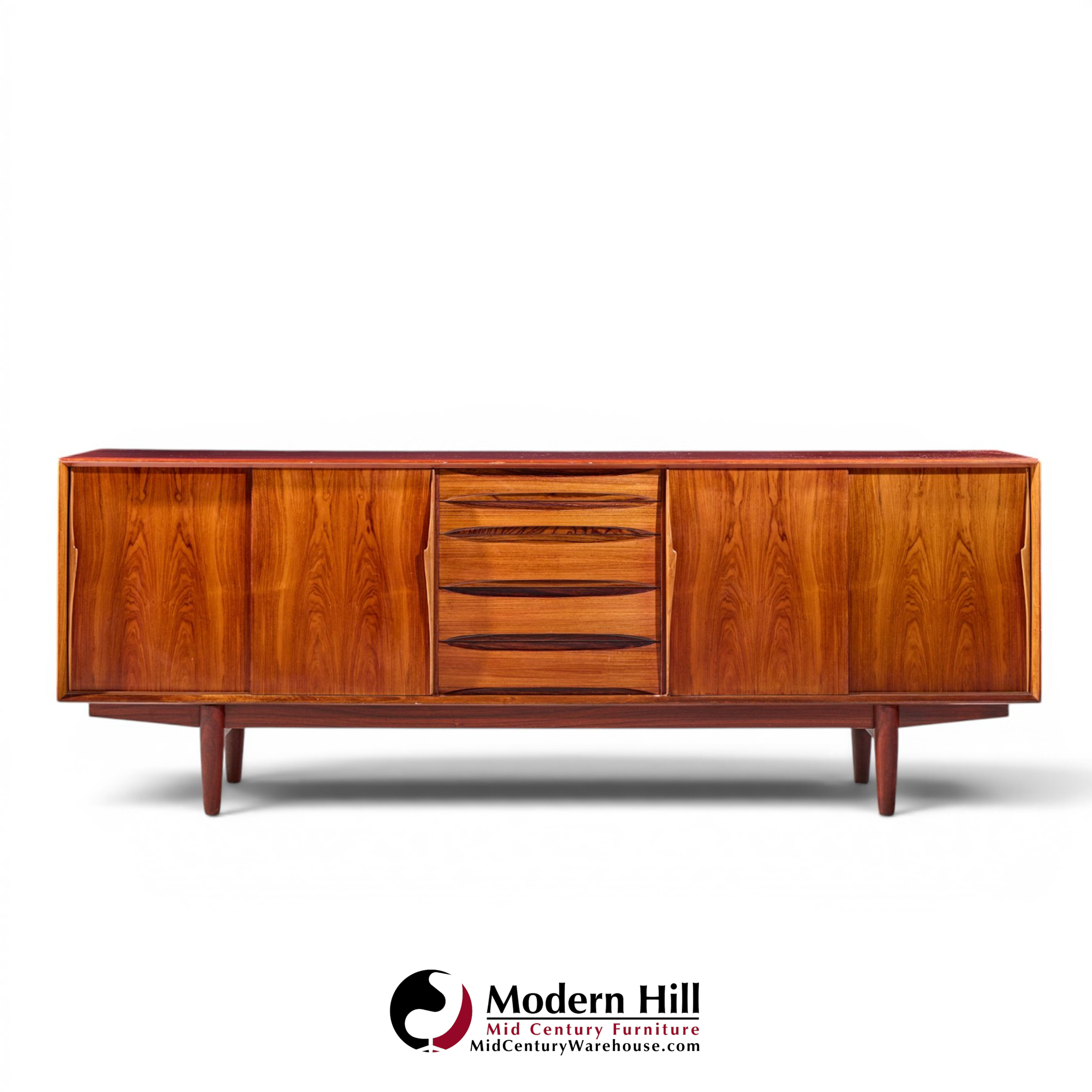 Arne Vodder for Skovby 7738 Mid Century Danish Rosewood Credenza