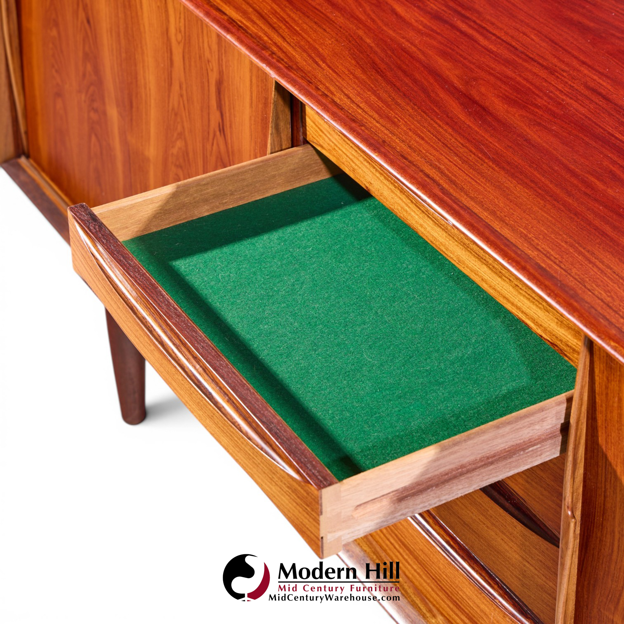 Arne Vodder for Skovby 7738 Mid Century Danish Rosewood Credenza