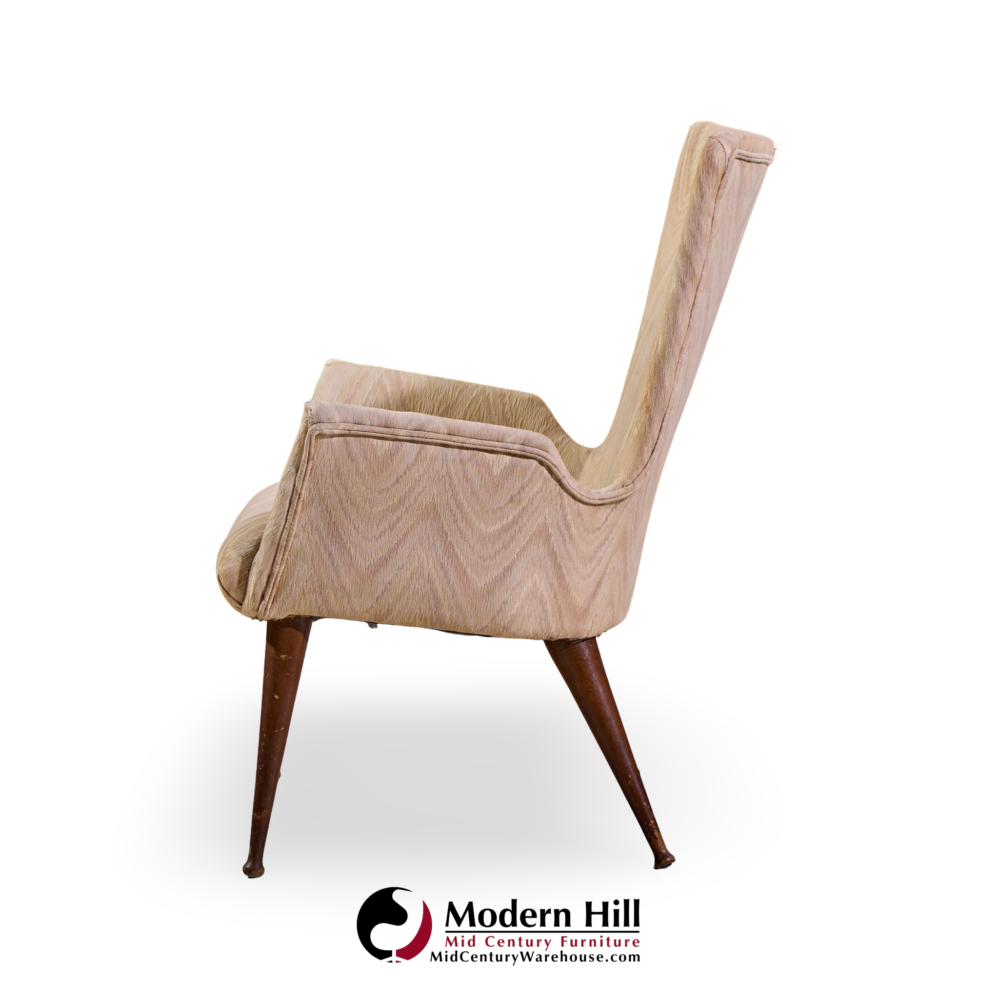 Ben Seibel Mid Century Envoy Walnut Lounge Chair