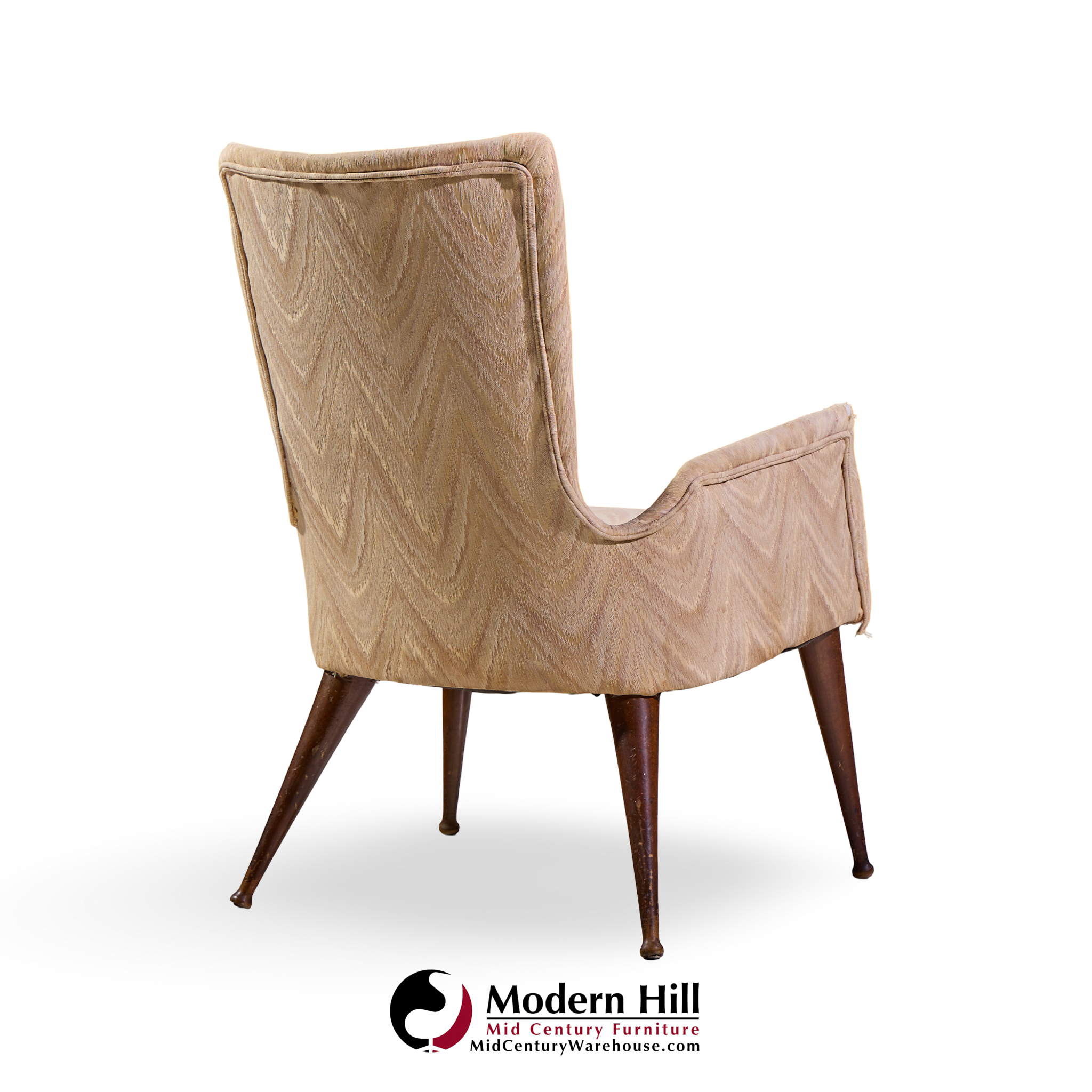 Ben Seibel Mid Century Envoy Walnut Lounge Chair