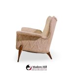 Ben Seibel Mid Century Walnut Gala Settee Sofa