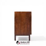 Bert England for the John Widdicomb Orientation Group Mid Century Walnut and Brass Credenza