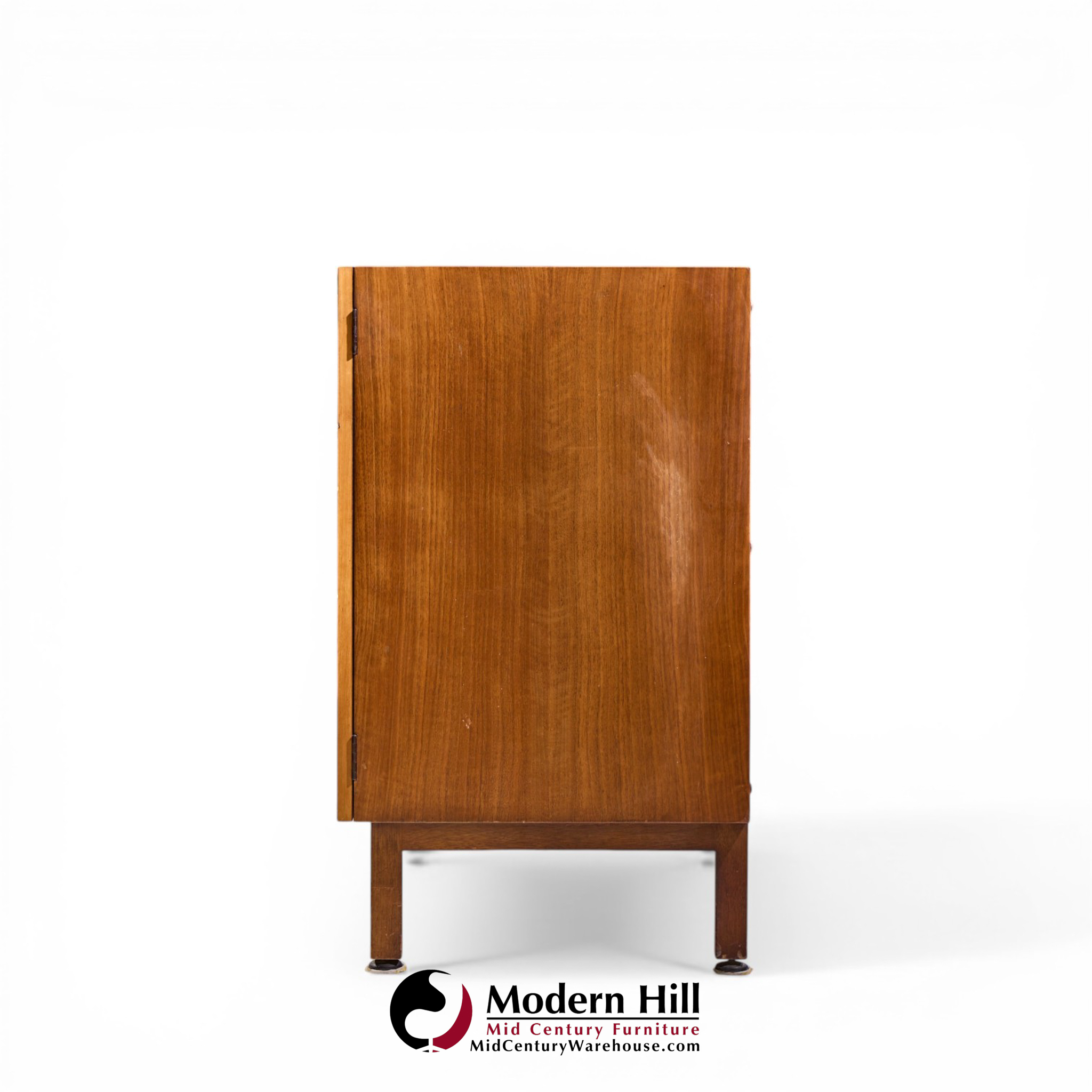 Bert England for the John Widdicomb Orientation Group Mid Century Walnut and Brass Credenza