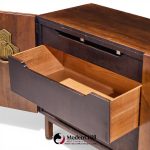 Bert England for the John Widdicomb Orientation Group Mid Century Walnut and Brass Credenza