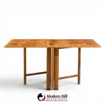Bruno Mathsson Style Maria Mid Century Danish Teak Expanding Dining Table