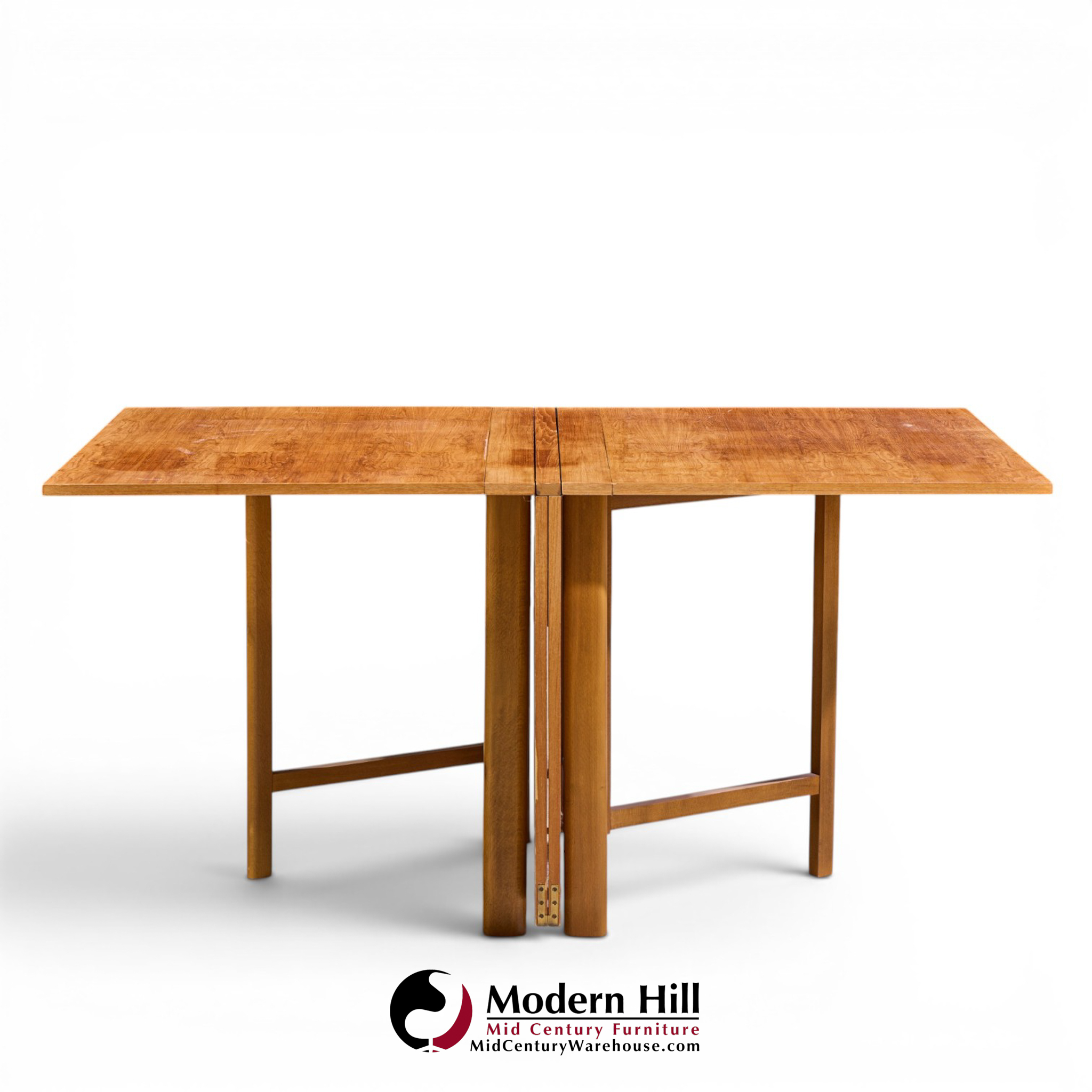 Bruno Mathsson Style Maria Mid Century Danish Teak Expanding Dining Table