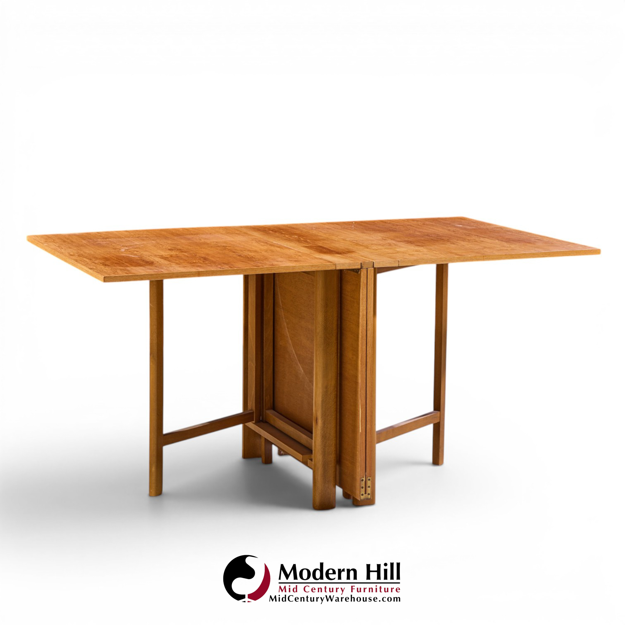 Bruno Mathsson Style Maria Mid Century Danish Teak Expanding Dining Table