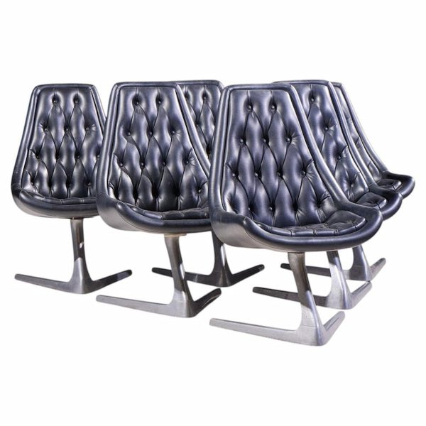 Chromcraft Star Trek Mid Century Chairs - Set of 6