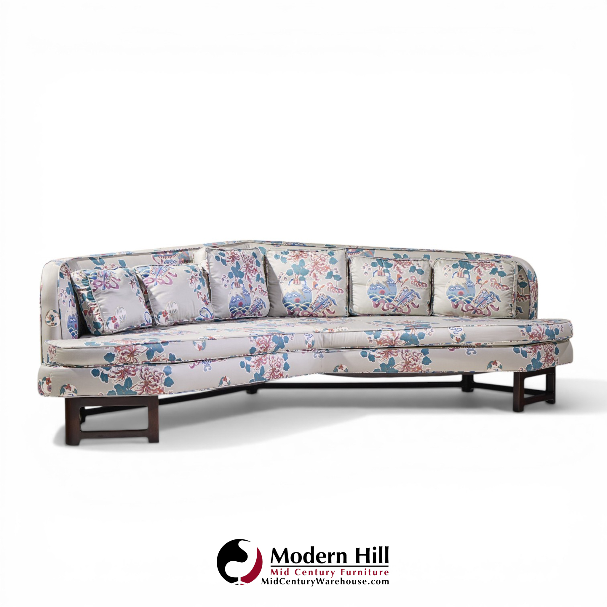 Edward Wormley for Dunbar 6392a Mid Century Janus Sofa