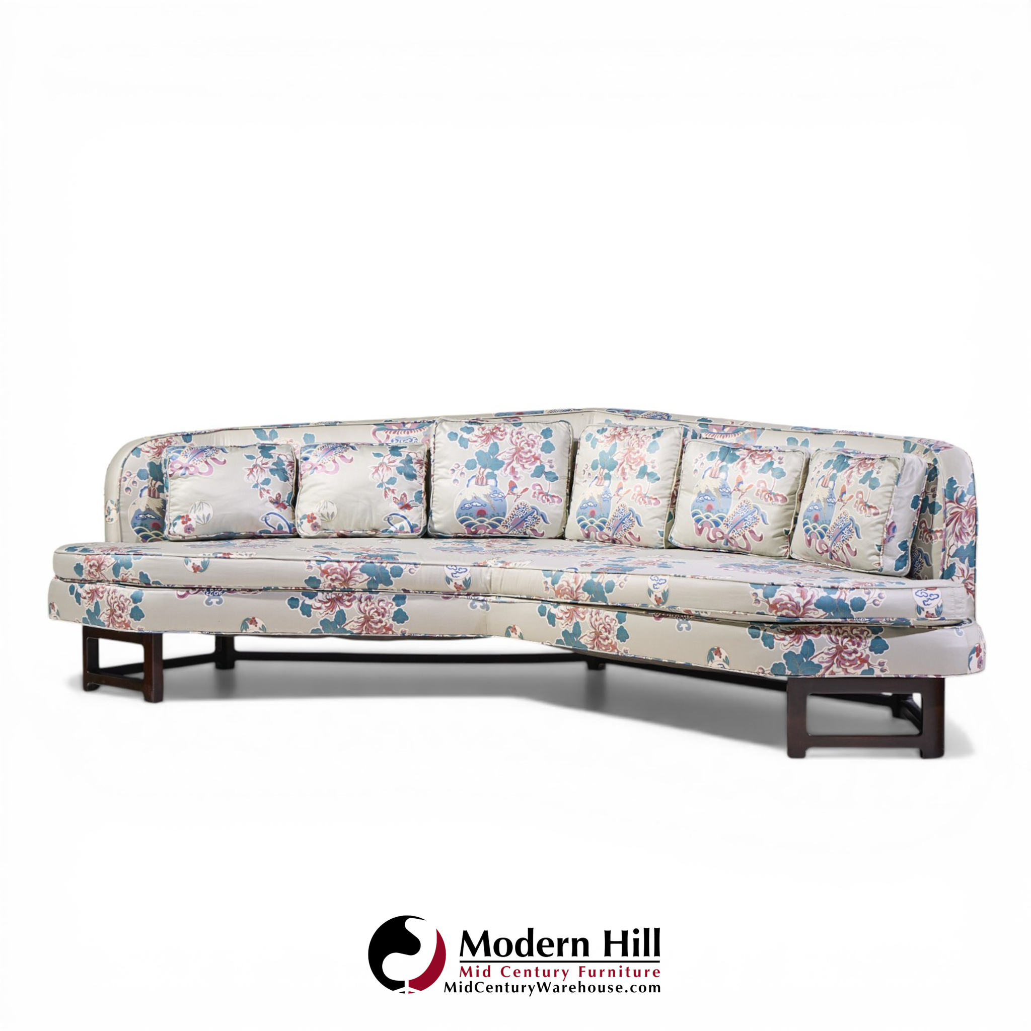 Edward Wormley for Dunbar 6392a Mid Century Janus Sofa