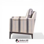 Edward Wormley for Dunbar Mid Century Mahogany Lounge Chairs - Pair