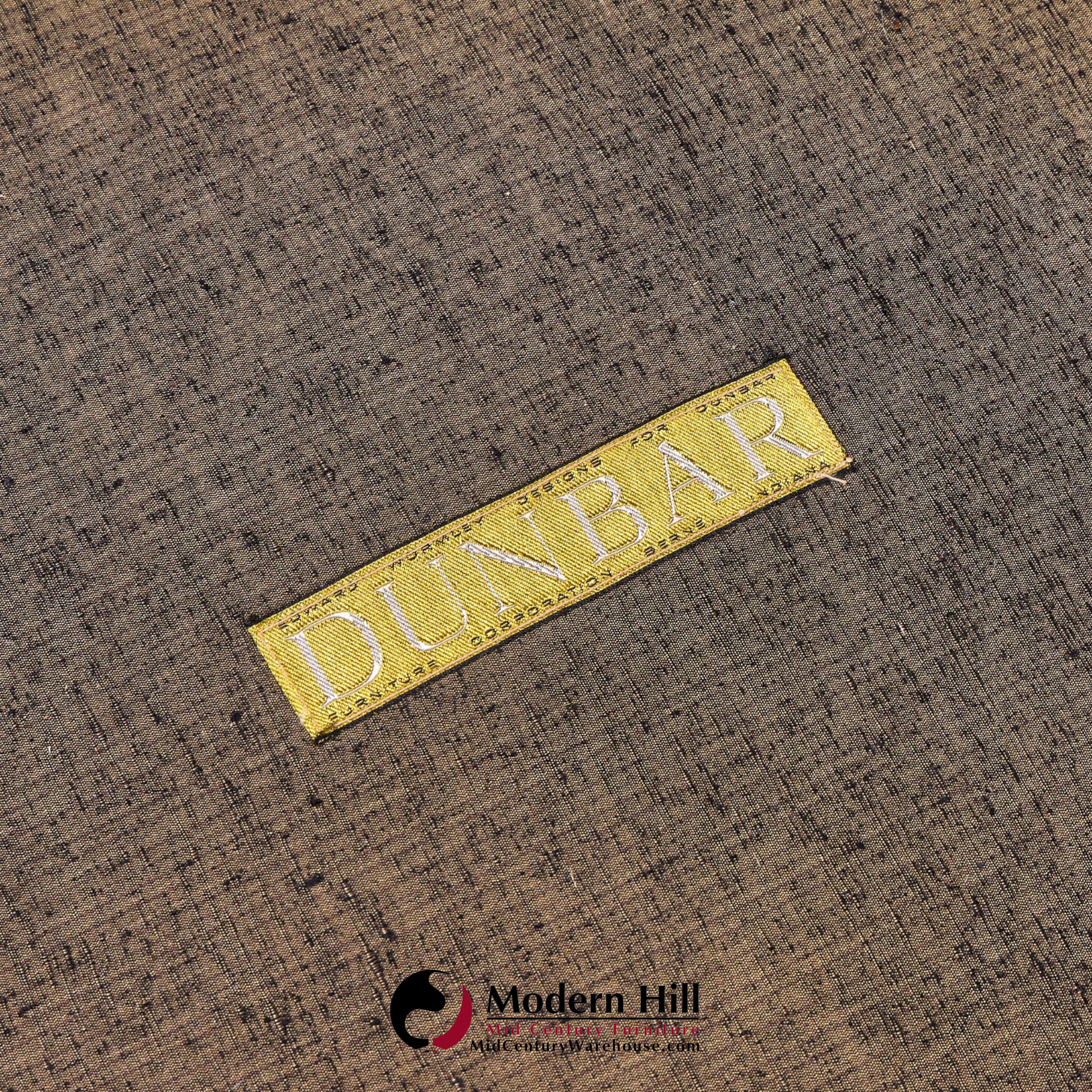 Edward Wormley for Dunbar Model 4907a Mid Century Brass Leg Sofa