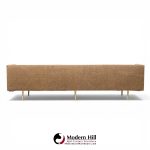 Edward Wormley for Dunbar Model 4907a Mid Century Brass Leg Sofa