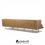 Edward Wormley for Dunbar Model 4907a Mid Century Brass Leg Sofa