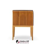 eliel saarinen for arkitektura saarinen house mid century maple arm lounge chairs - pair