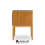 eliel saarinen for arkitektura saarinen house mid century maple arm lounge chairs - pair