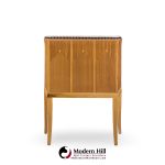 eliel saarinen for arkitektura saarinen house mid century maple arm lounge chairs - pair